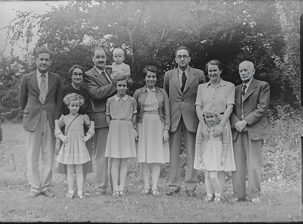 restored old photo