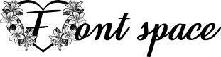 decorative text