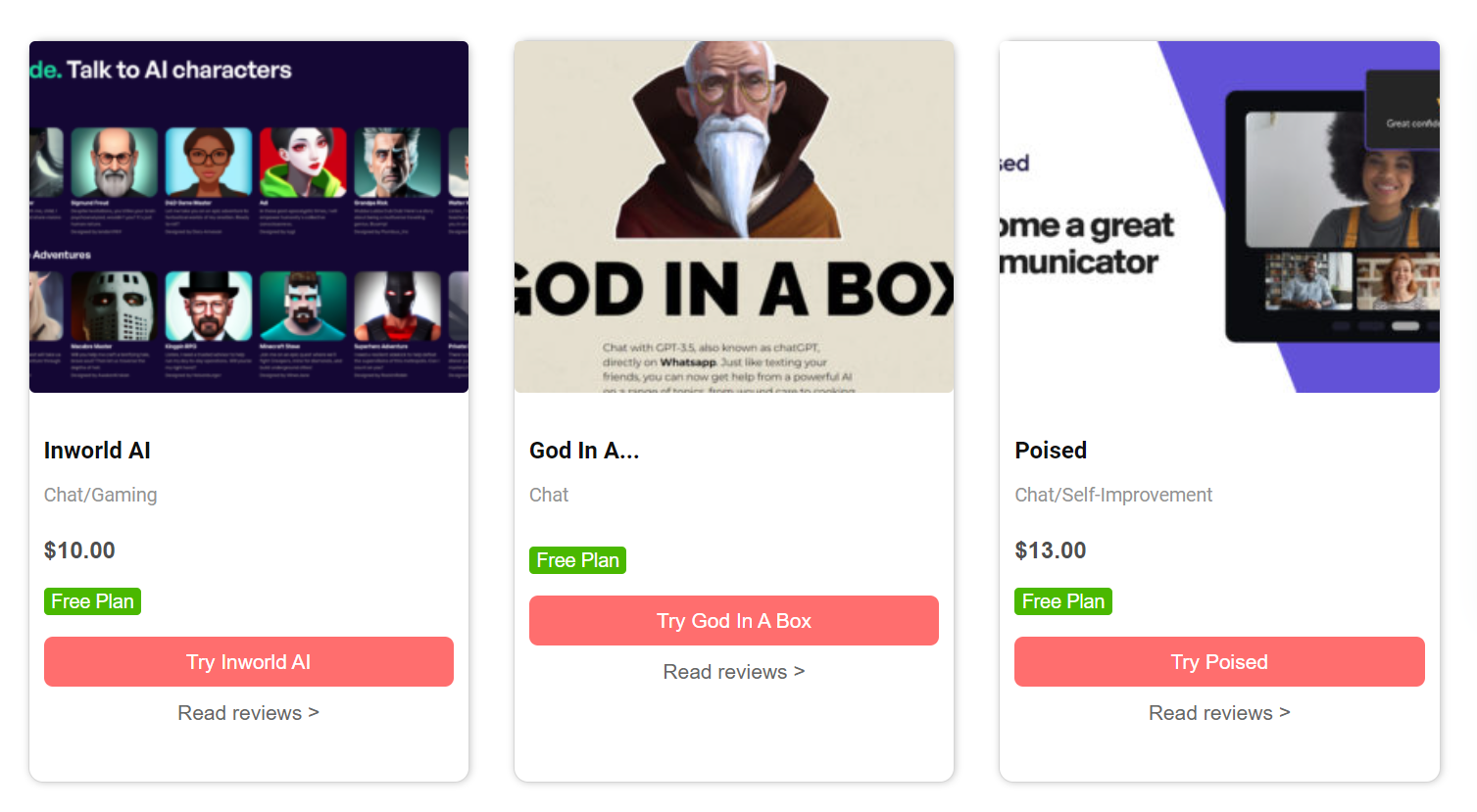 list of ai tools