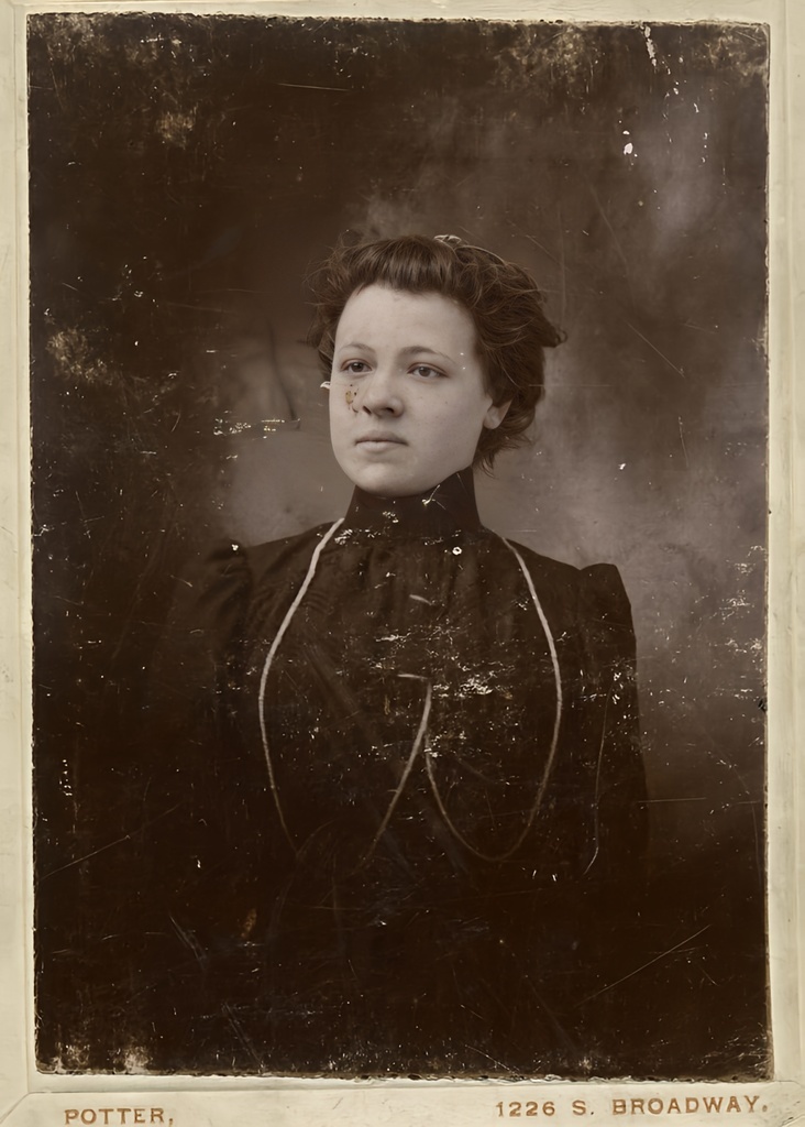 restored old photo