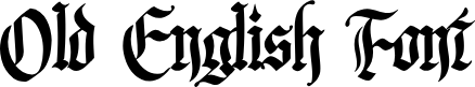 decorative text
