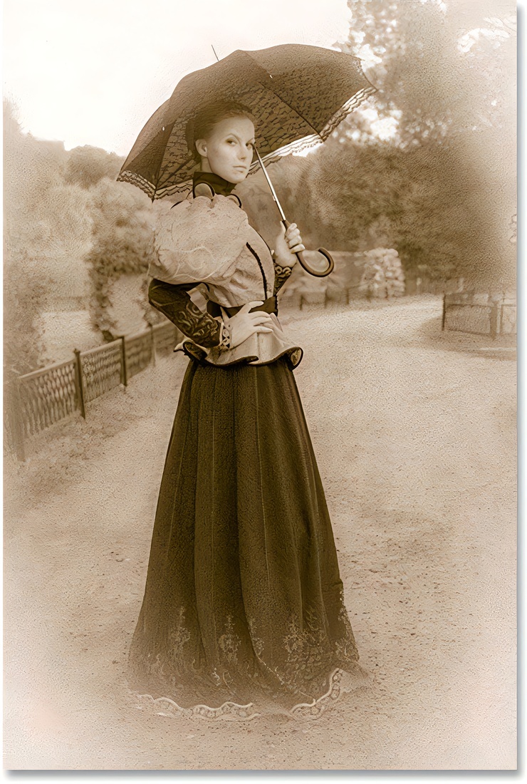 restored old photo